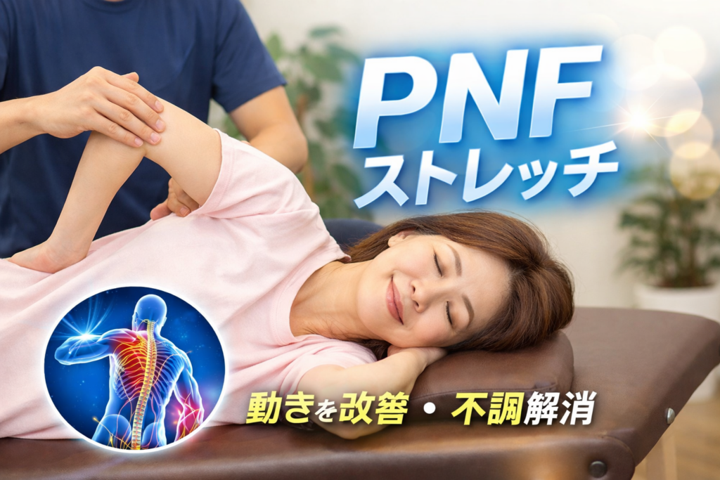 三軒茶屋で50代からの肩こり・股関節の不調改善ならPNFストレッチ｜Retra三軒茶屋